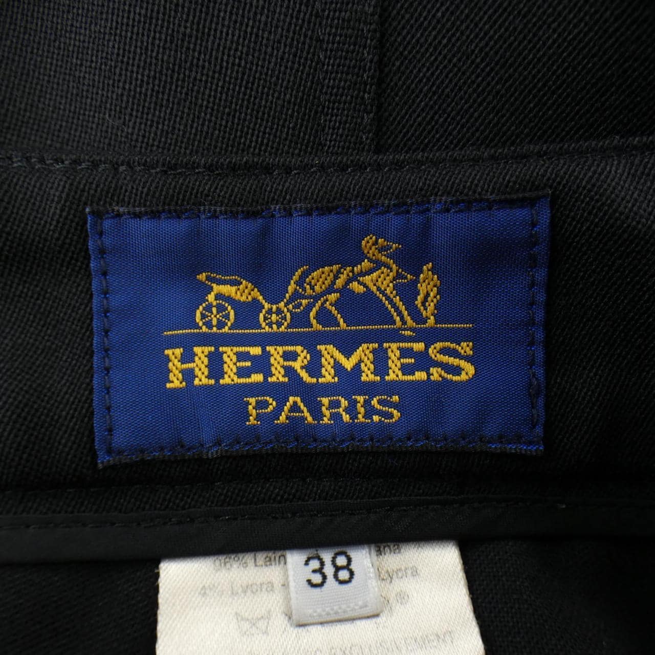 【ヴィンテージ】エルメス HERMES サイドジップ ライディングパンツ パンツ