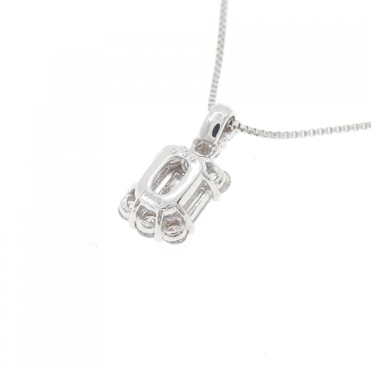 K18WG ダイヤモンド ネックレス 0.30CT