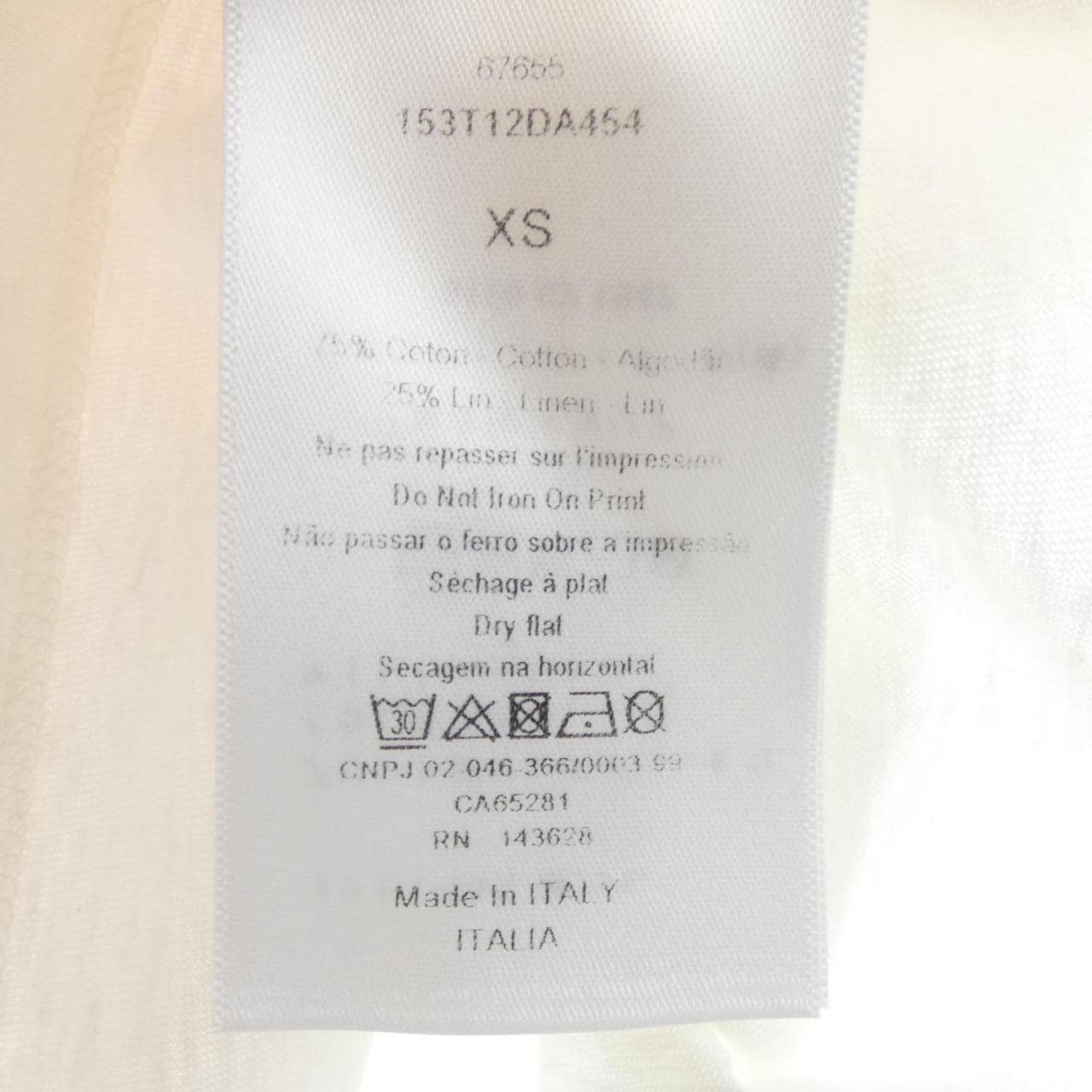 クリスチャンディオール CHRISTIAN DIOR D-ROYAUME D'AMOUR 153T12DA454 Tシャツ