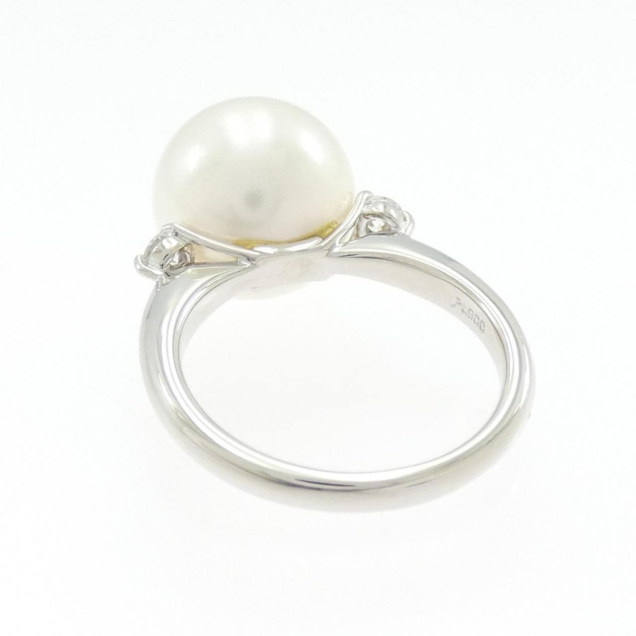 PT900 白蝶パール リング 11.9mm