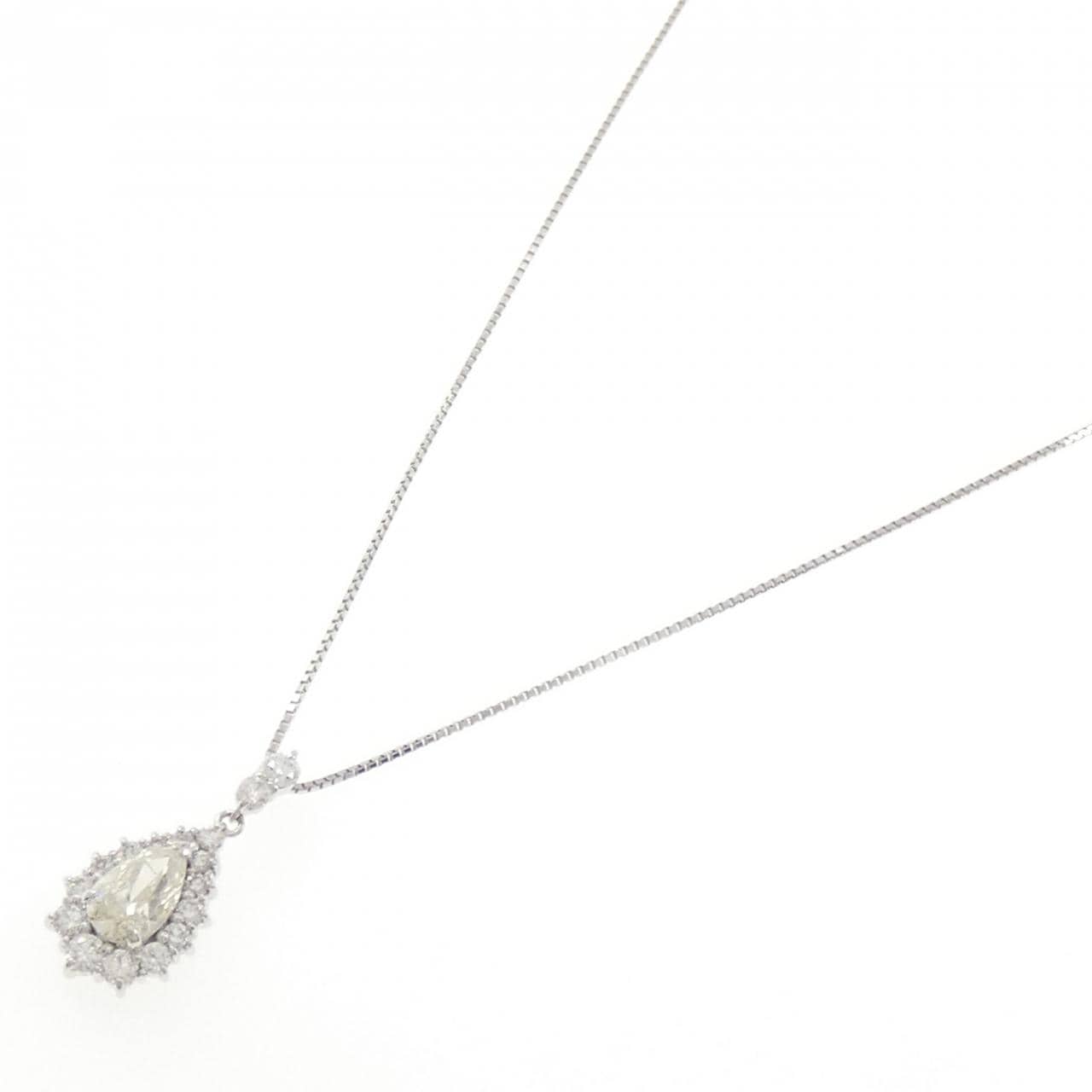 PT900/PT850 ダイヤモンド ネックレス 1.003CT