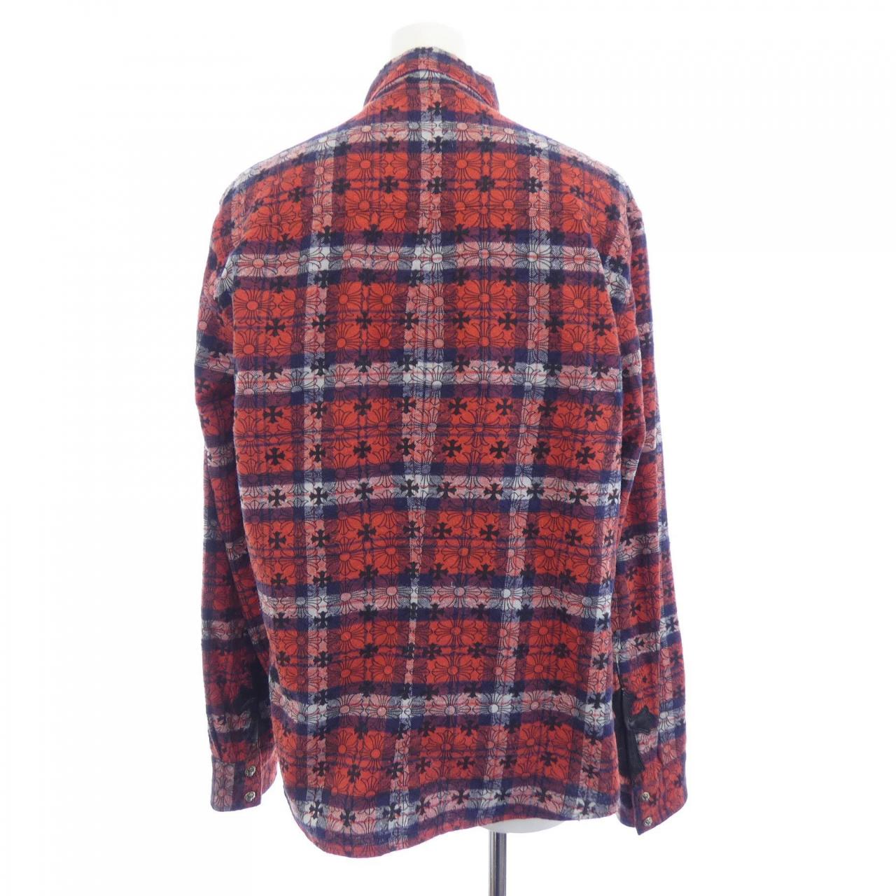 クロムハーツ CHROME HEARTS Loose Ends Check Shirt 2211-304-4876 シャツ