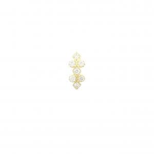 K18YG ダイヤモンド ピアス 片耳