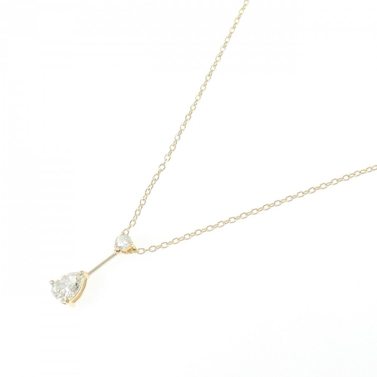 K18YG ダイヤモンド ネックレス 0.58CT