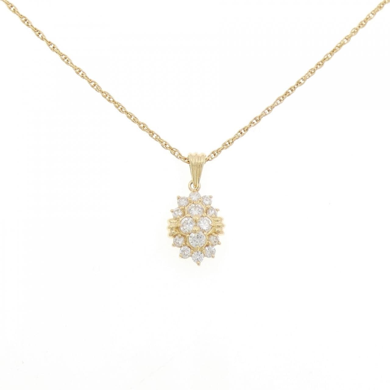 K18YG ダイヤモンド ネックレス 0.50CT