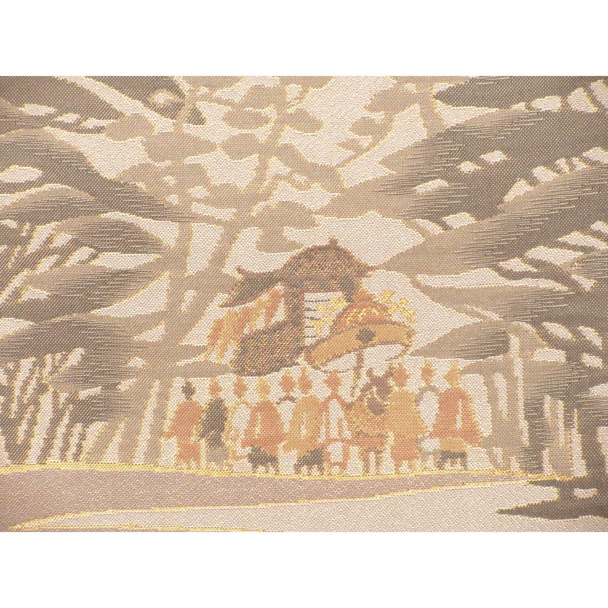 袋帯　芯なし仕立