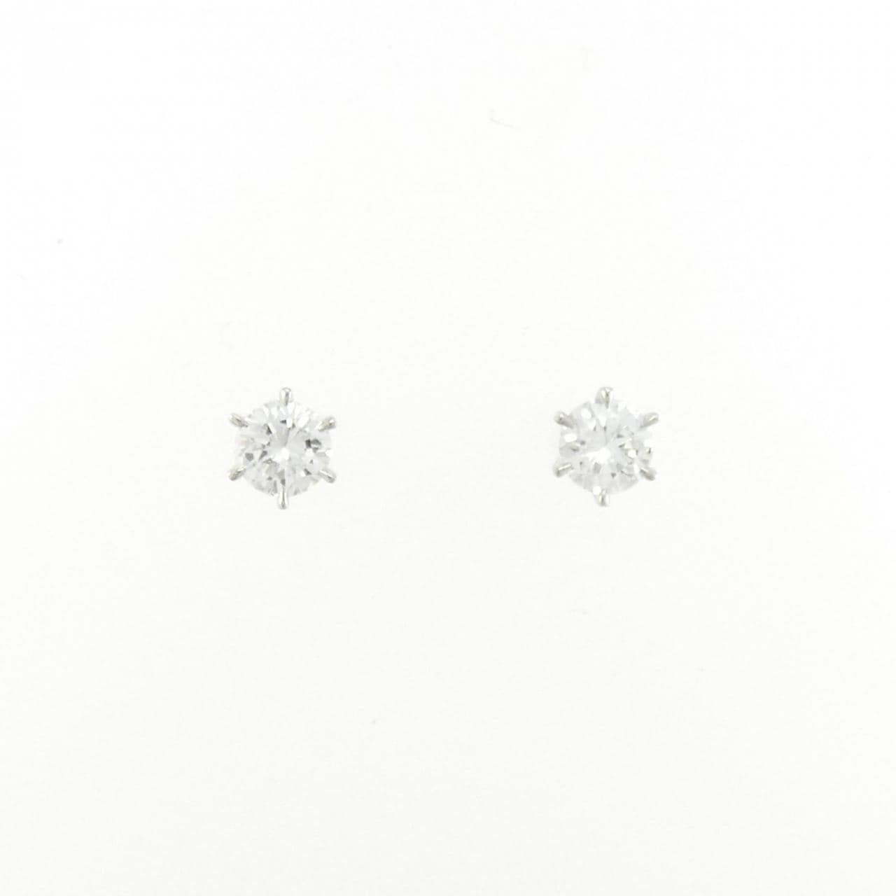 【新品】PT900 ダイヤモンド ピアス 0.288CT 0.285CT E SI1 Good