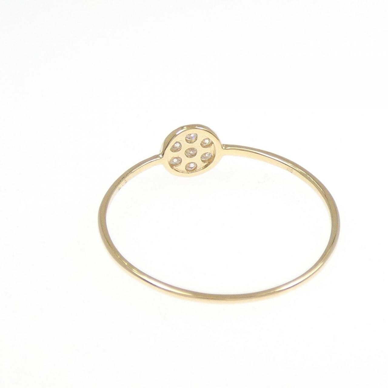 【リメイク】K18YG ダイヤモンド リング 0.10CT