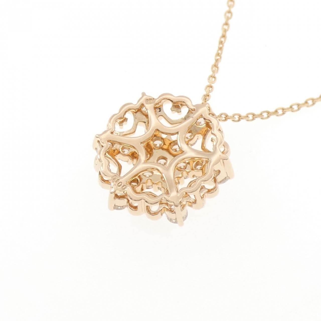 K18PG ダイヤモンド ネックレス 1.00CT