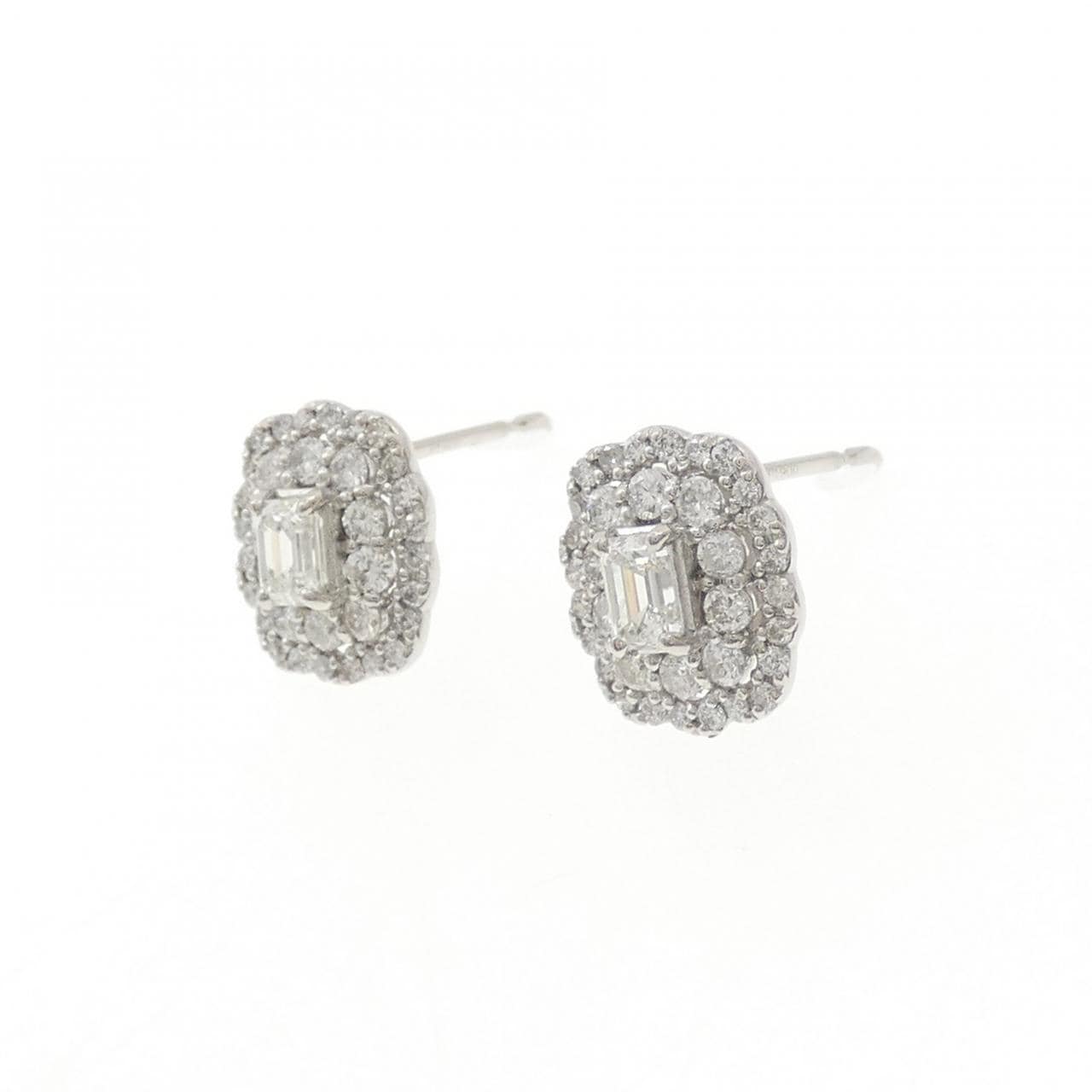 PT950/PT900 ダイヤモンド ピアス 1.02CT