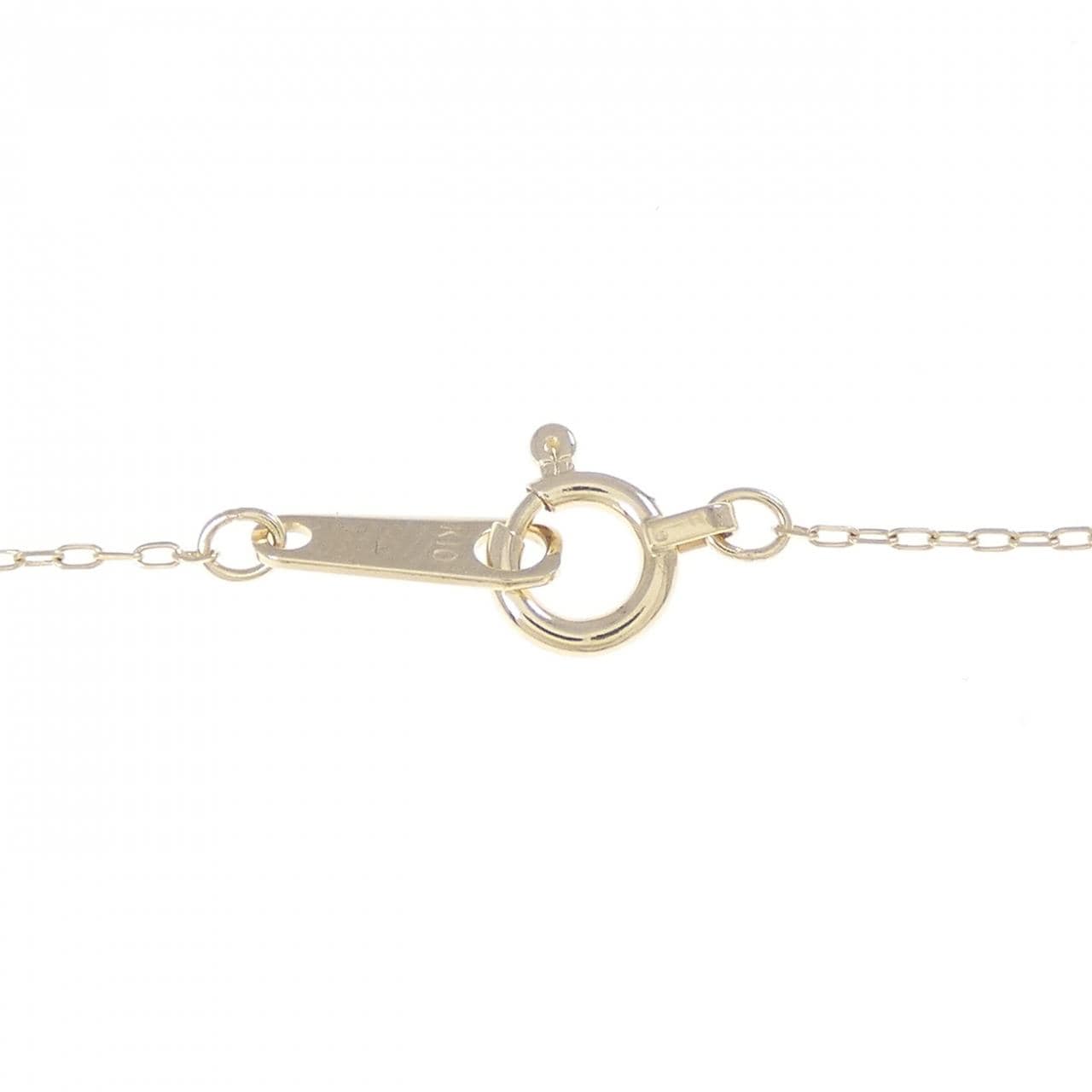 K10YG ダイヤモンド ネックレス 0.03CT