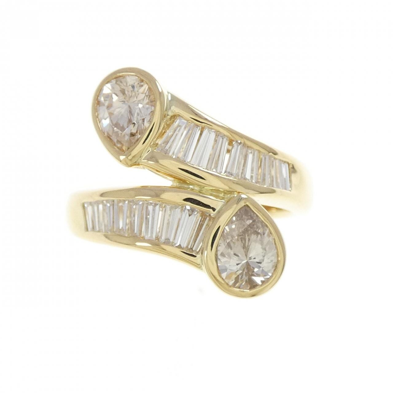 K18YG ダイヤモンド リング