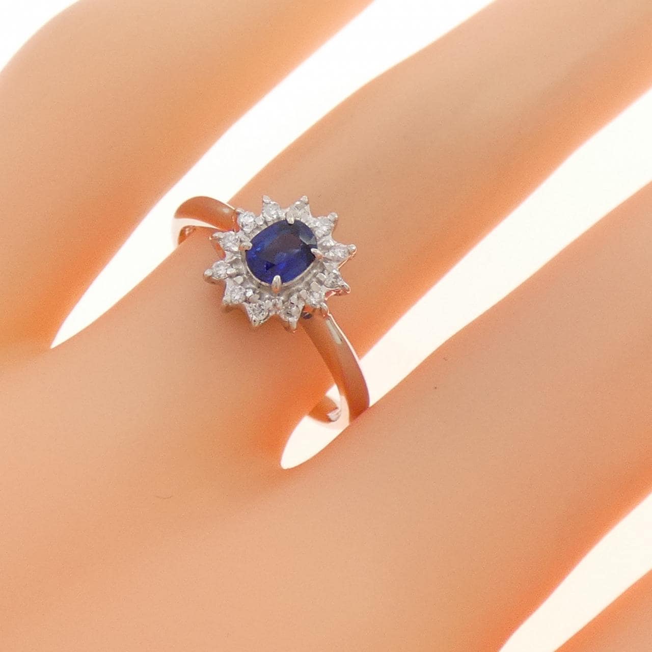 PT900 サファイヤ リング 0.32CT