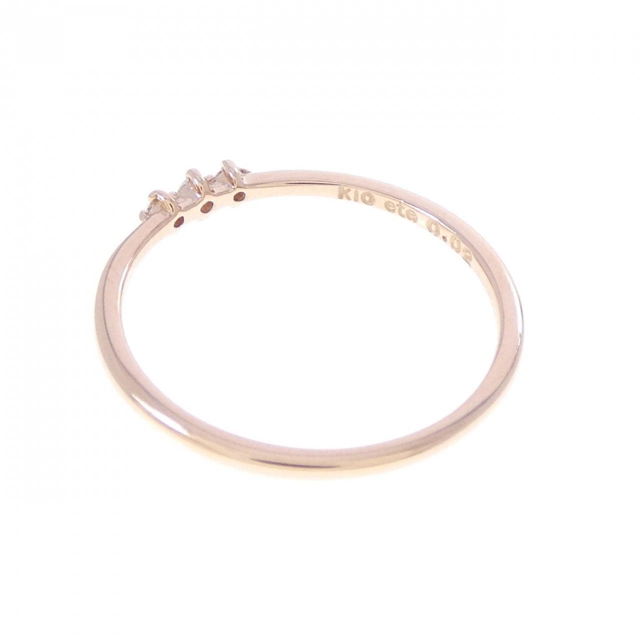 エテ ダイヤモンド ピンキーリング 0.02CT