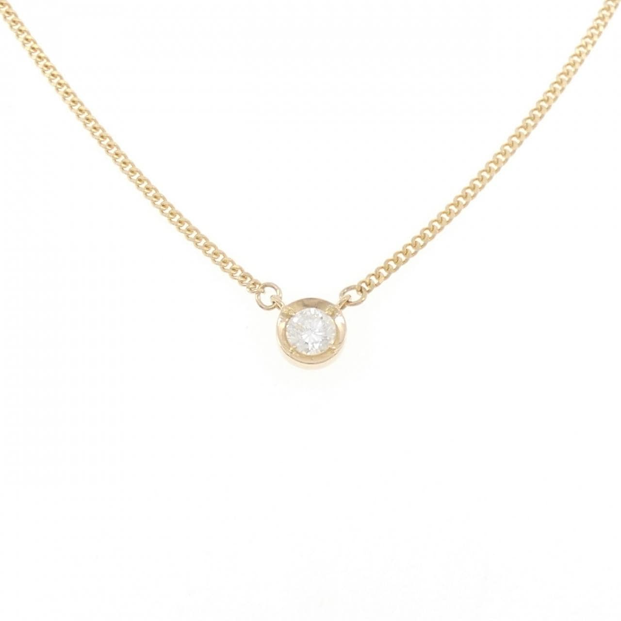 K18YG ダイヤモンド ネックレス 0.28CT