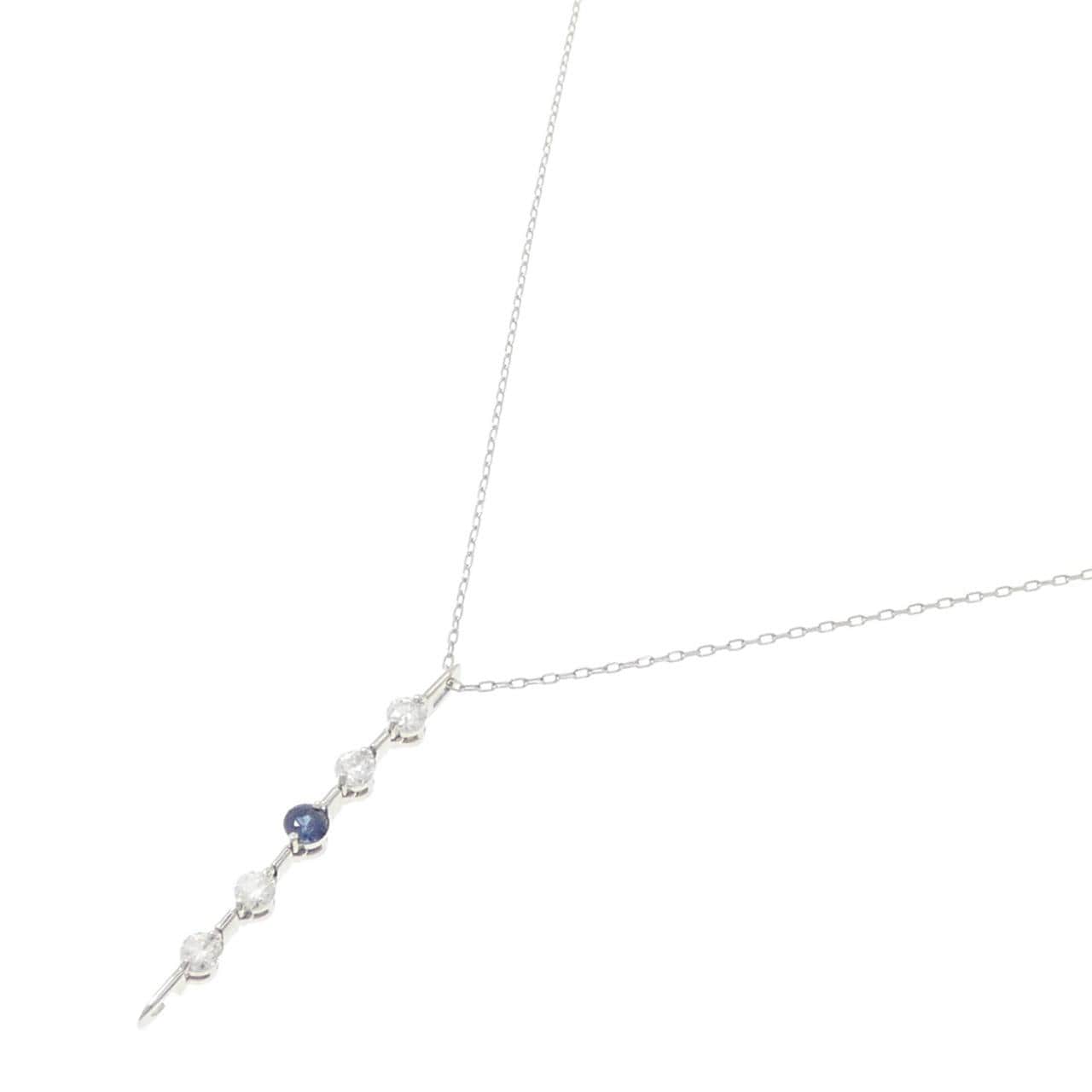 PT900/PT850 サファイヤ ネックレス 0.199CT