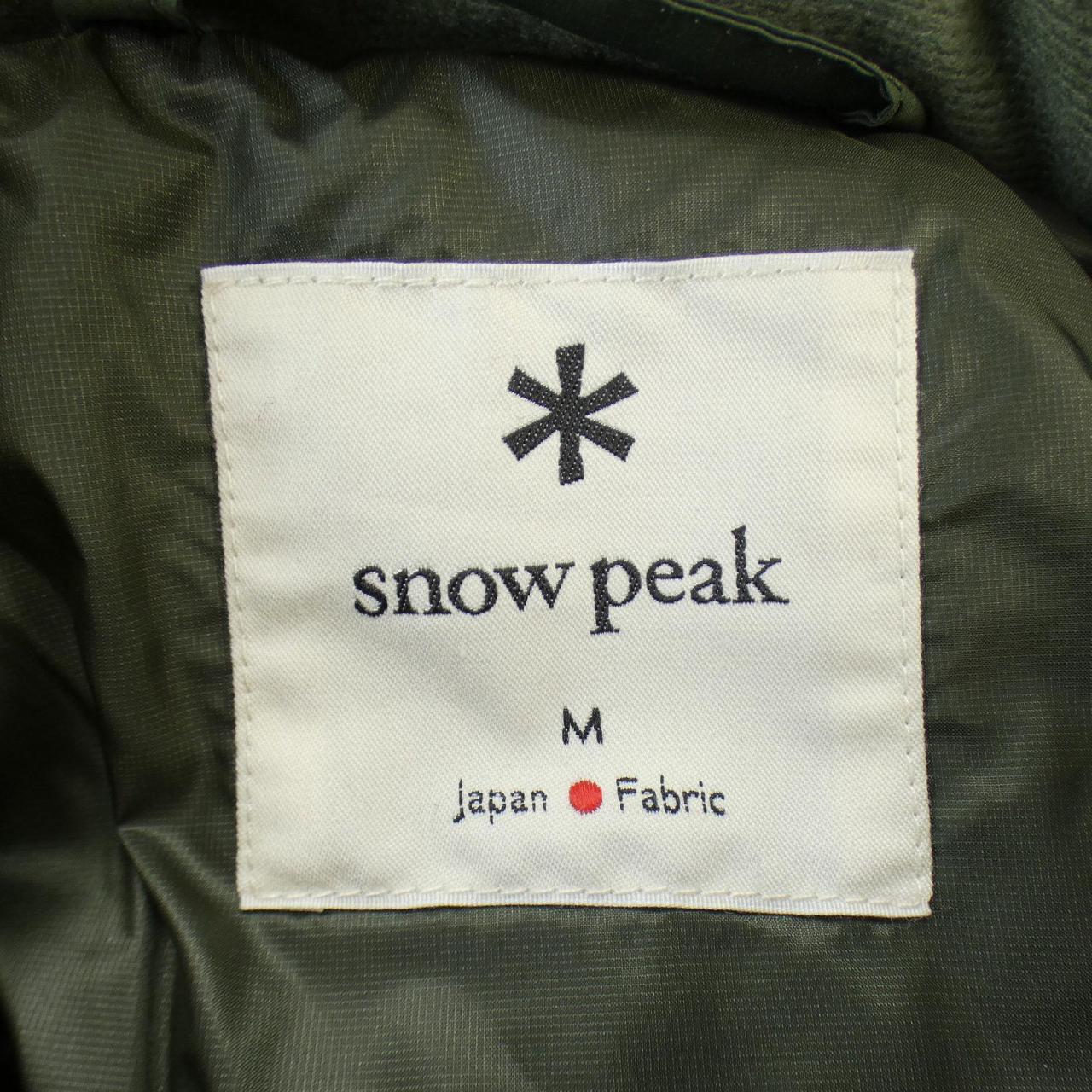 雪峰snow peak羽絨服