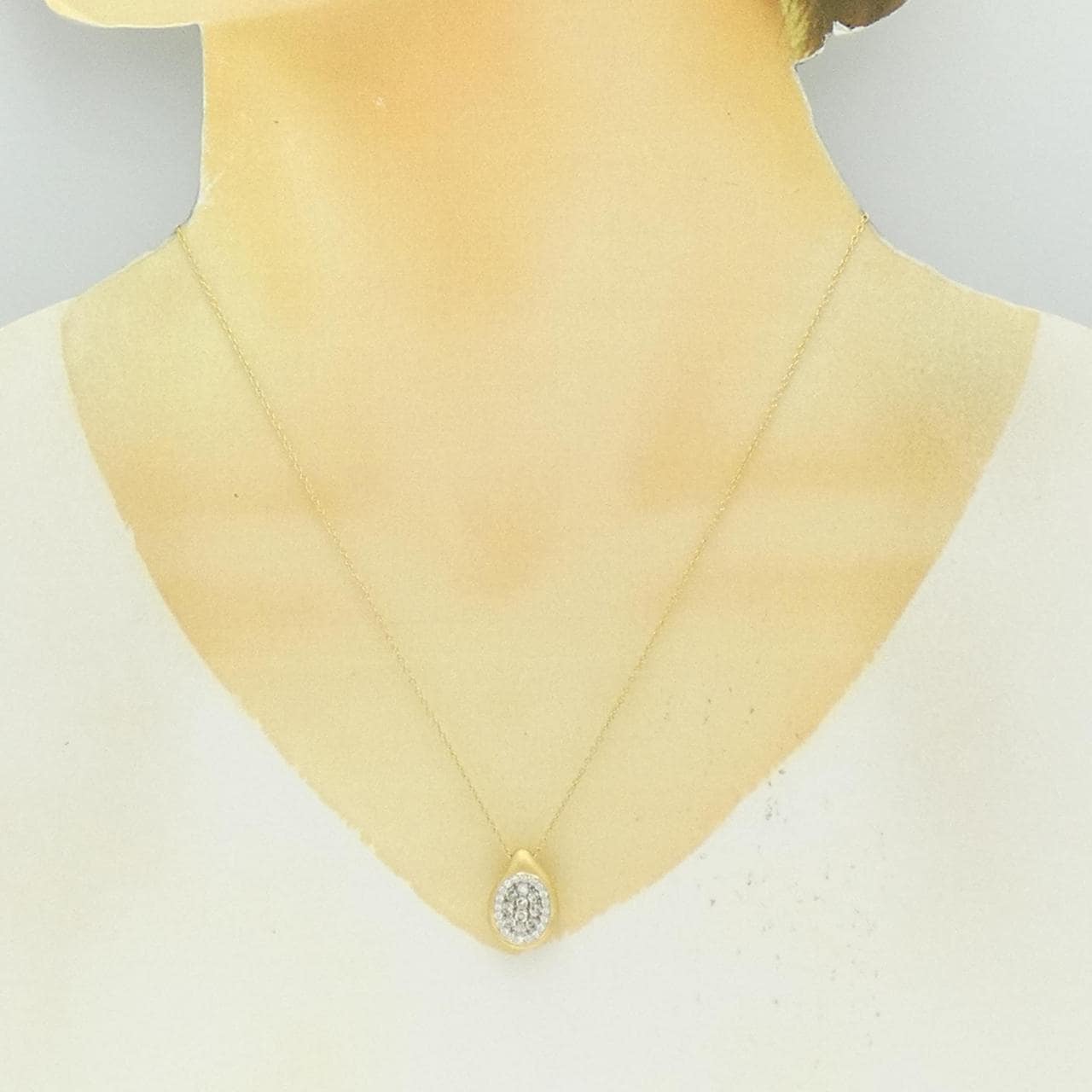 セイレーン アズーロ ダイヤモンド ネックレス 0.423CT