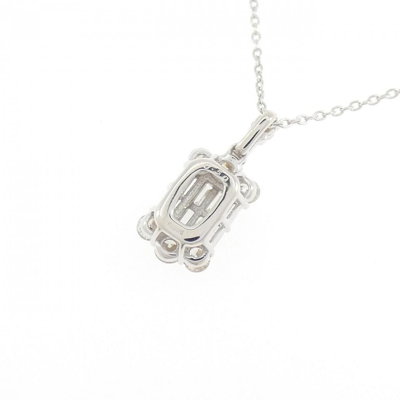 K18WG ダイヤモンド ネックレス 0.50CT