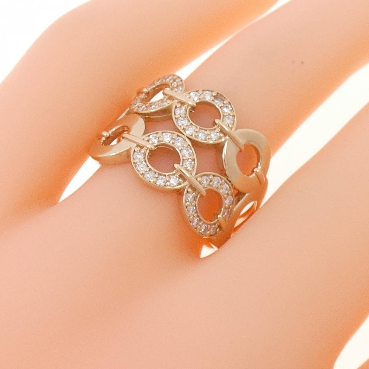 K18PG ダイヤモンド リング 0.32CT
