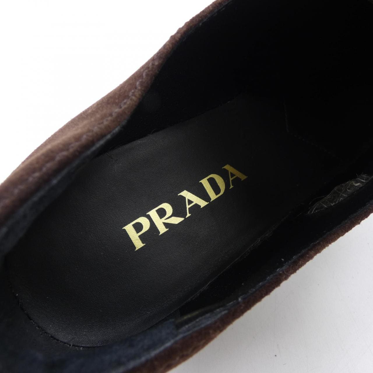 プラダ PRADA スエードローファー　トライアングルロゴ 1D329N シューズ