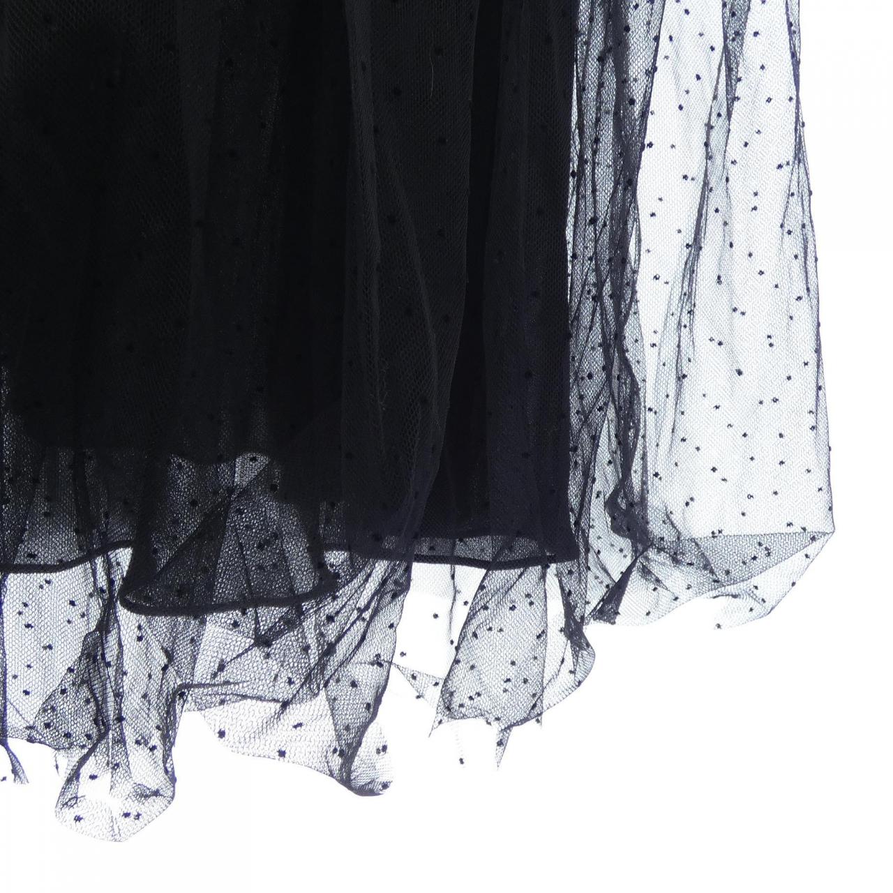 クリスチャンディオール CHRISTIAN DIOR プリーツ ミディスカート プリュムティ チュール 841J50A8810 スカート