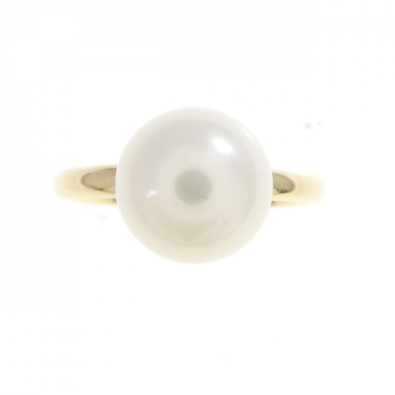 K18YG freshwater pearl ring