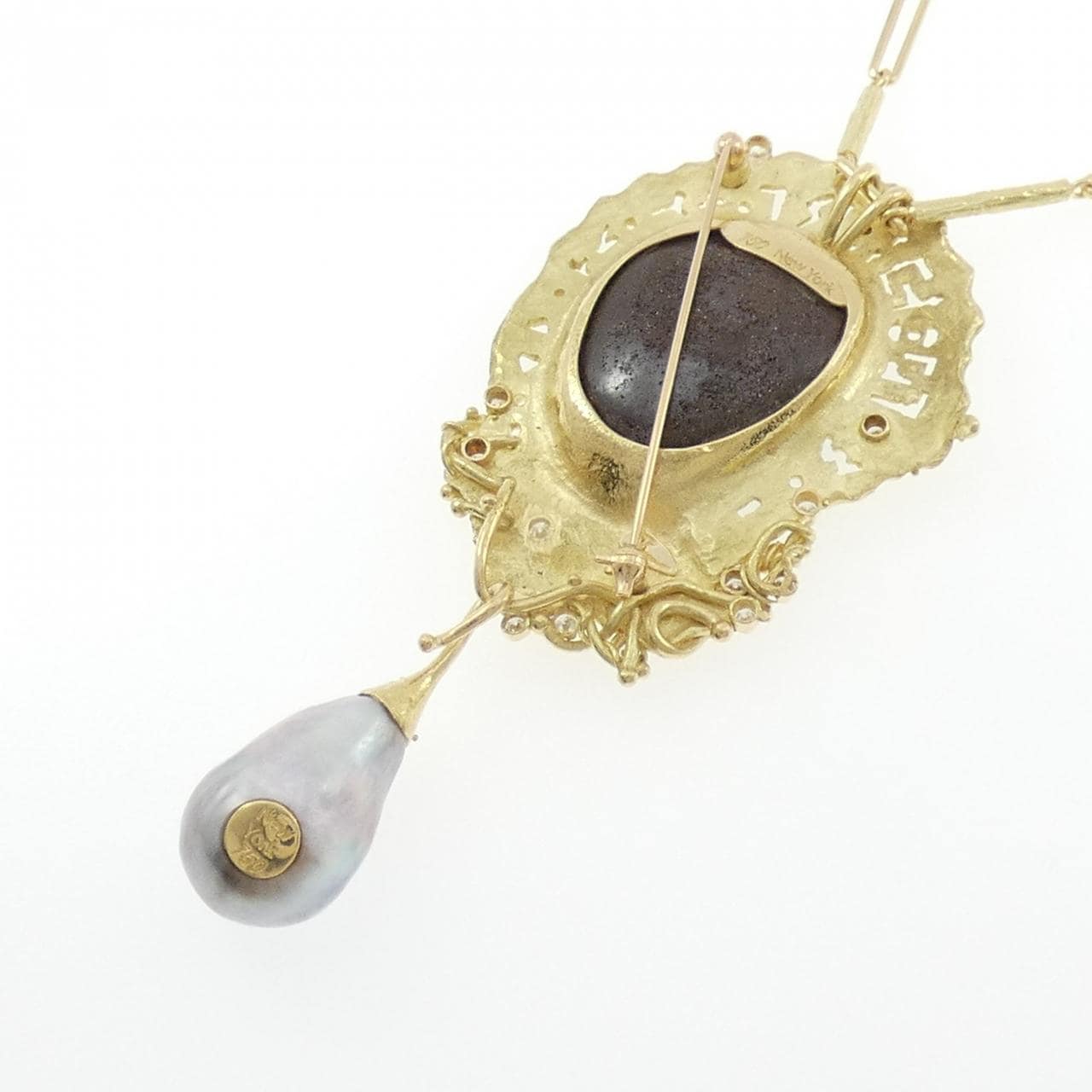 750PG カラーストーン ネックレス