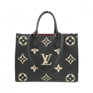 LOUIS VUITTON Bicolor Monogram Empreinte On The Go MM M45495 Bag