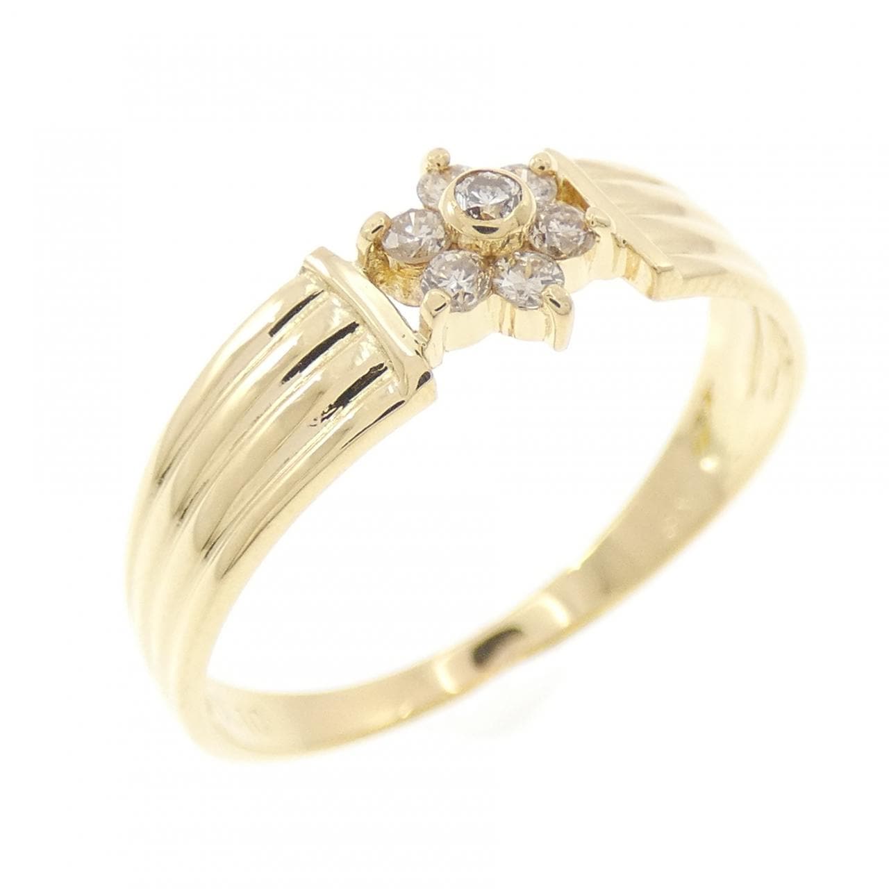 K18YG ダイヤモンド リング 0.10CT