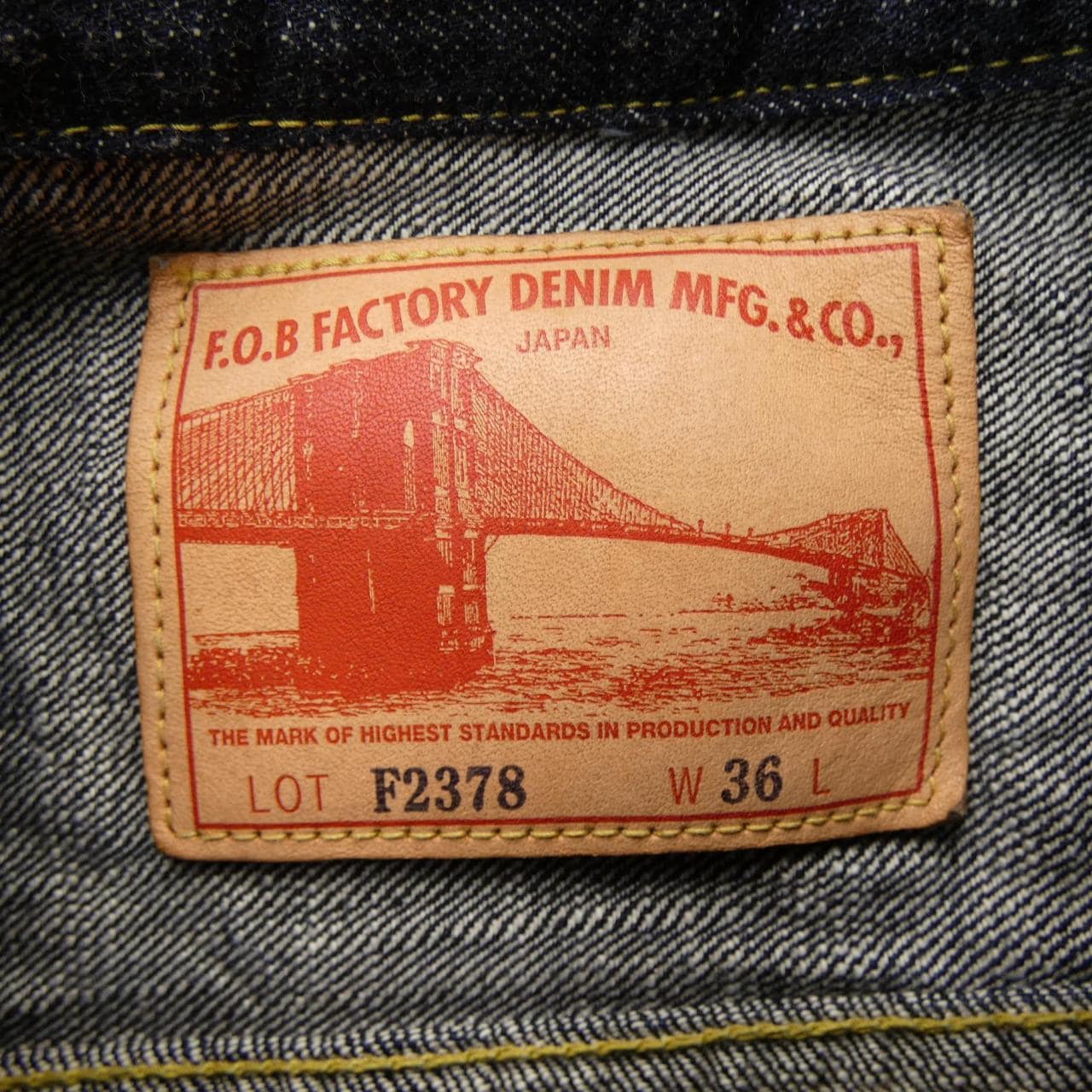 FOB FACTORY denim jacket