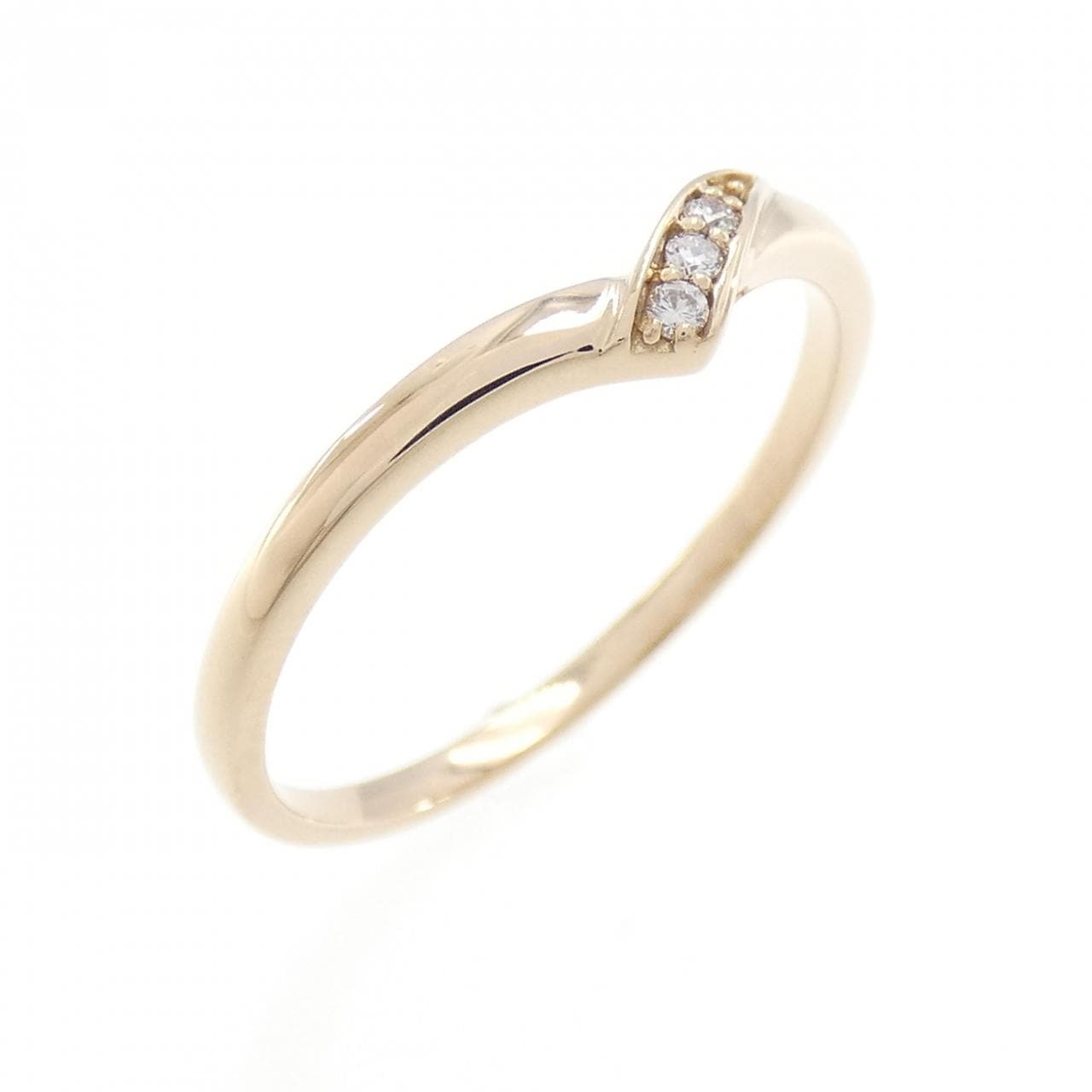 K18PG粉紅鑽石指0.03CT