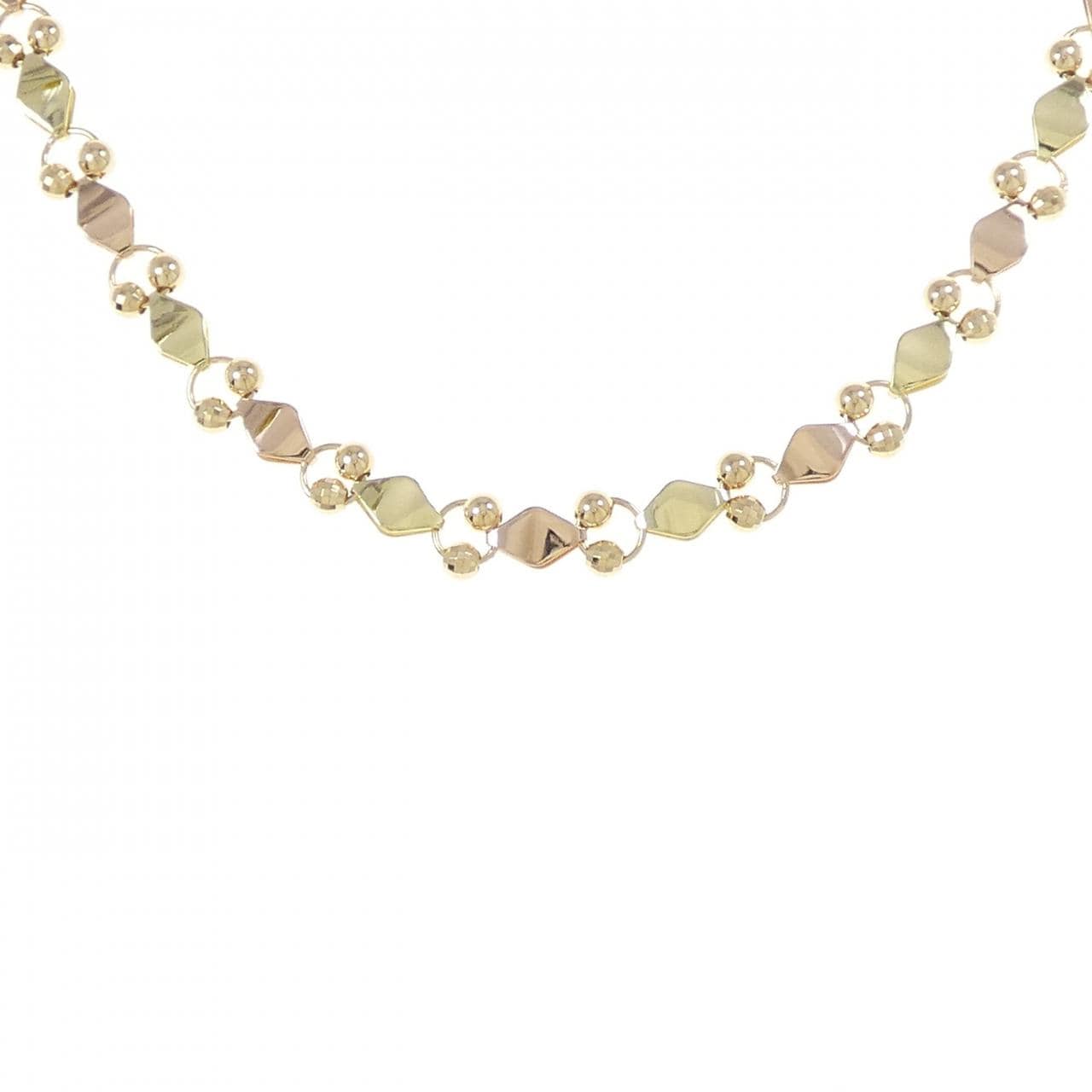 K18YG/K18PG necklace