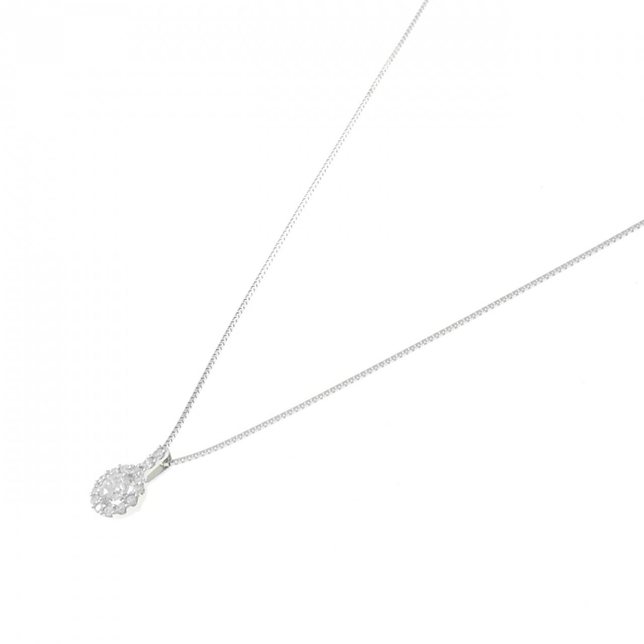 【新品】PT ダイヤモンド ネックレス 0.229CT E SI2 VG