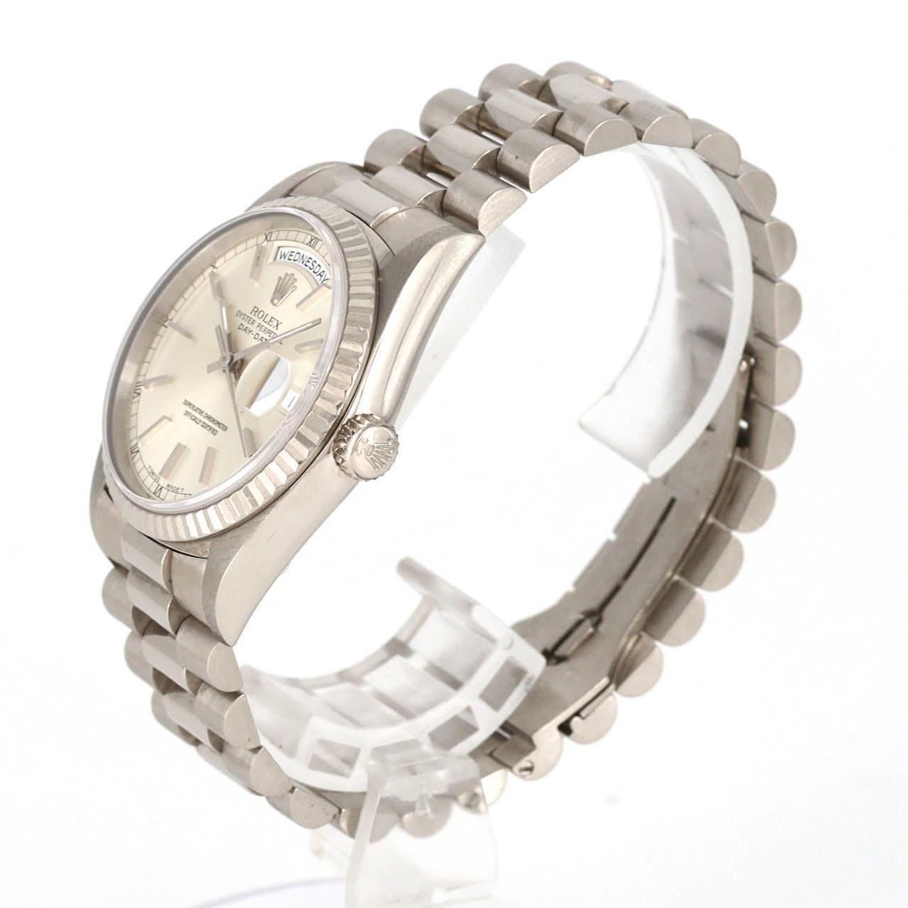 【ノーメンテナンス還元価格】ロレックス デイデイト 18239 WG 自動巻 L番