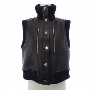 エルメス HERMES バーシティ スリーブジャケット 3H1210D2 レザーベスト