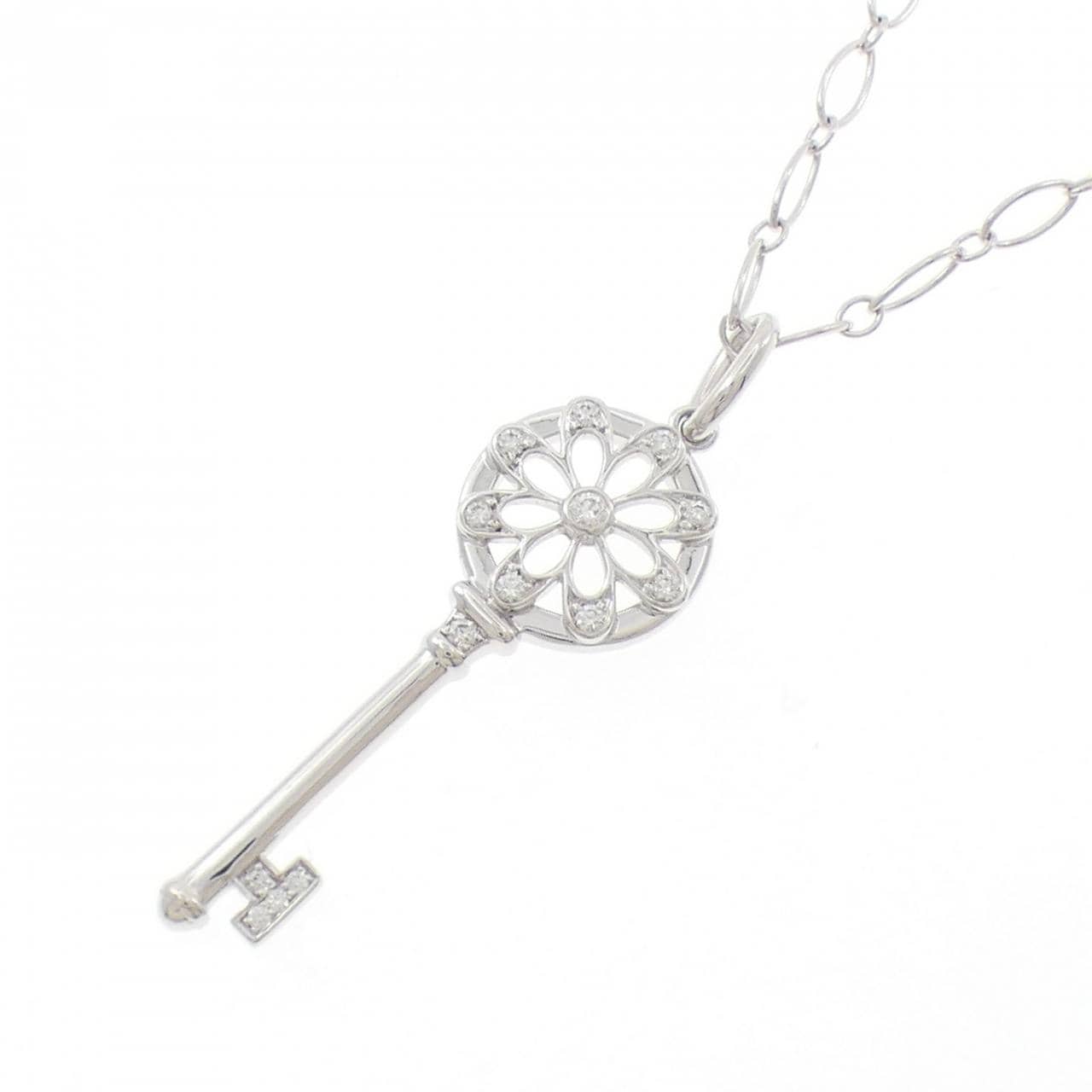 ティファニー フローラル キー ネックレス