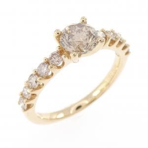 ジーエスティービー ダイヤモンド リング 0.80CT