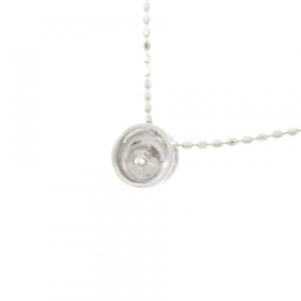 K18WG ダイヤモンド ネックレス 0.10CT