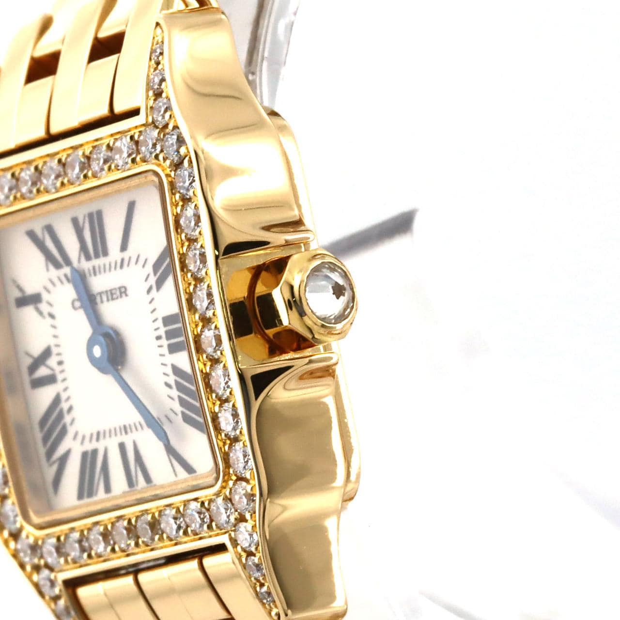 Cartier Mini Santos de Moiselle YG/D WF9006Y7 YG石英