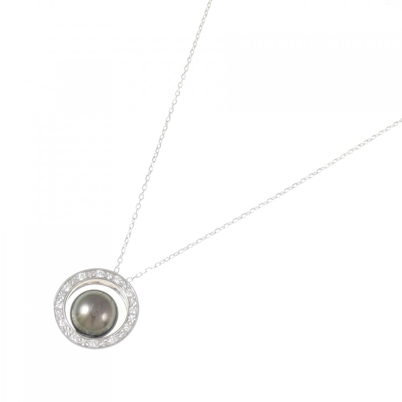 ミキモト 黒蝶パール ネックレス 10.8mm