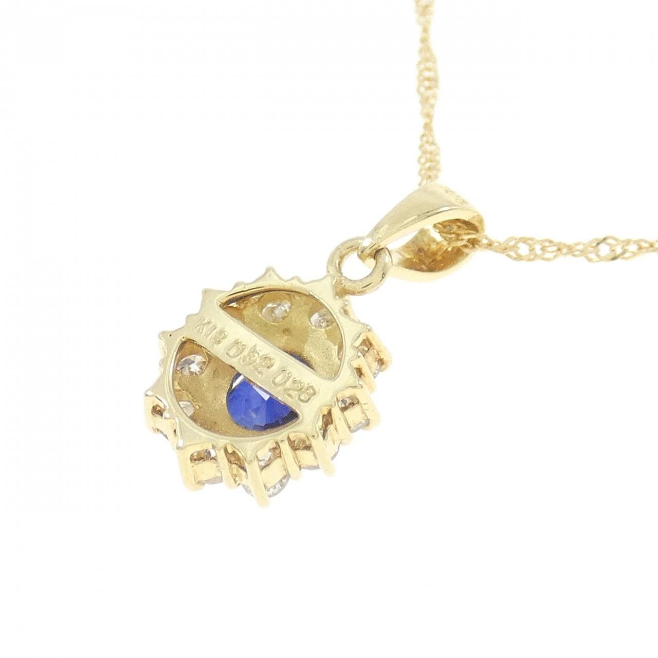 K18YG サファイヤ ネックレス 0.52CT