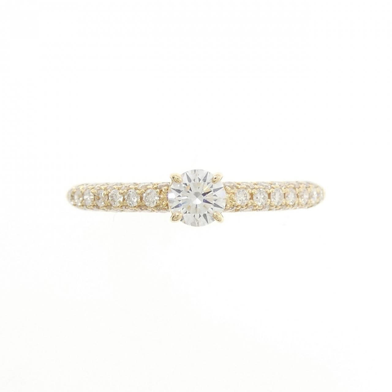 K18YG ダイヤモンド リング 0.23CT D VS1 3EXT