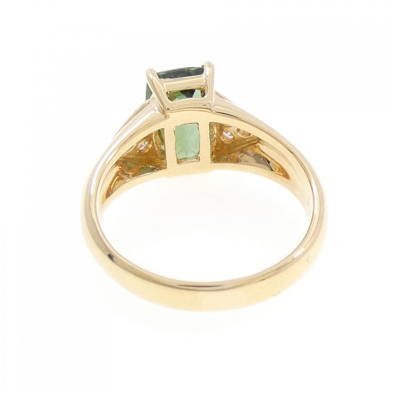 K18YG トルマリン リング 1.86CT