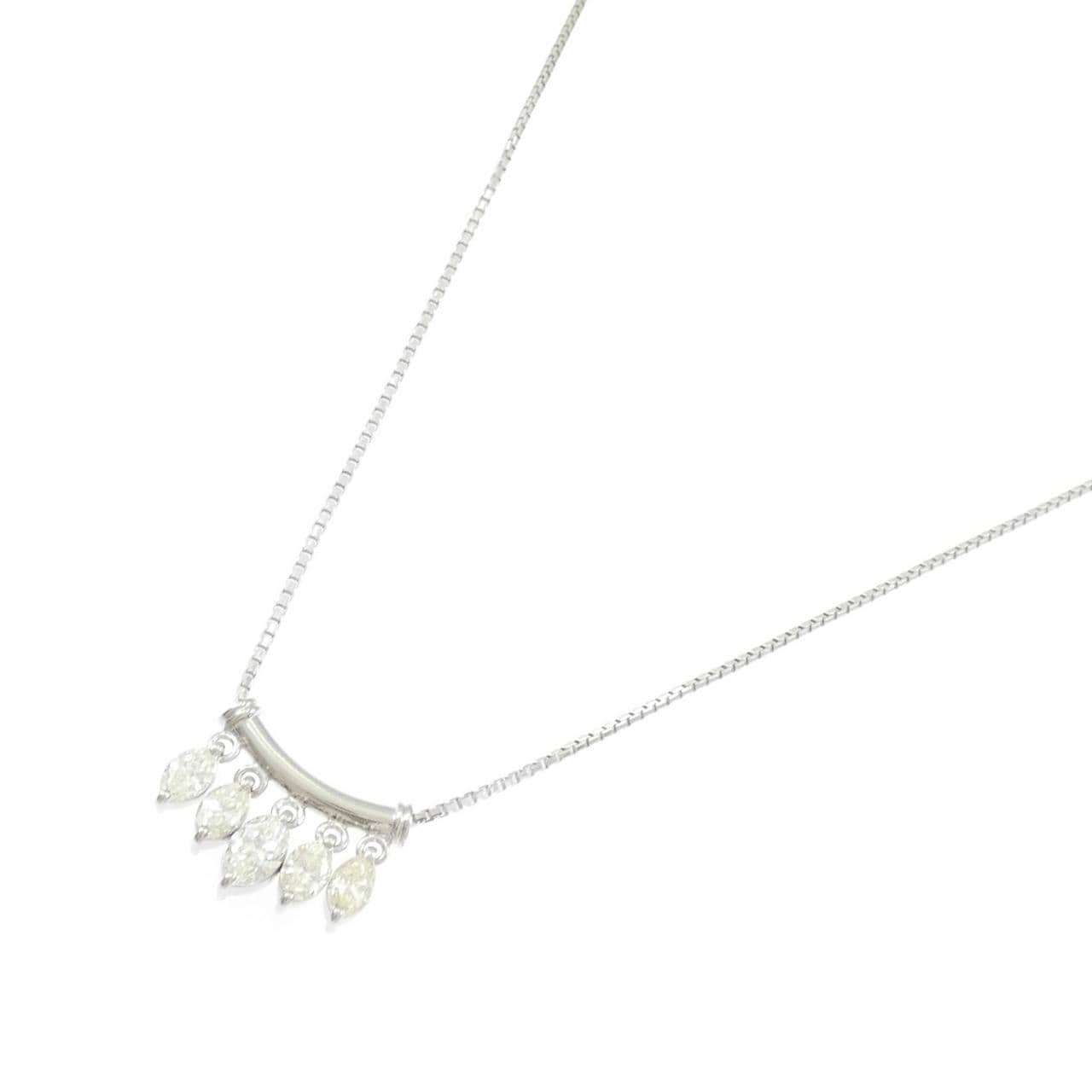 PT900/PT850 ダイヤモンド ネックレス 1.03CT