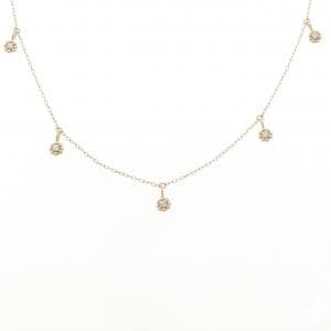 K10YG ダイヤモンド ネックレス 0.07CT