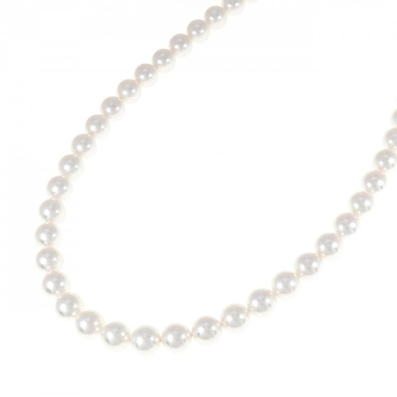 [BRAND NEW] Silver Clasp Akoya Pearl Necklace 8-8.5mm