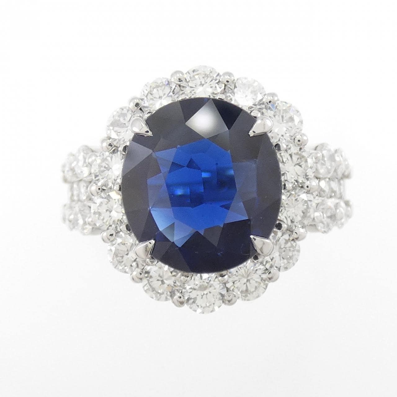 PT900 サファイヤ リング 4.356CT