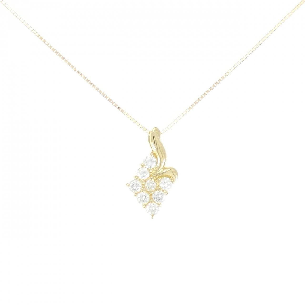K18YG ダイヤモンド ネックレス 0.52CT