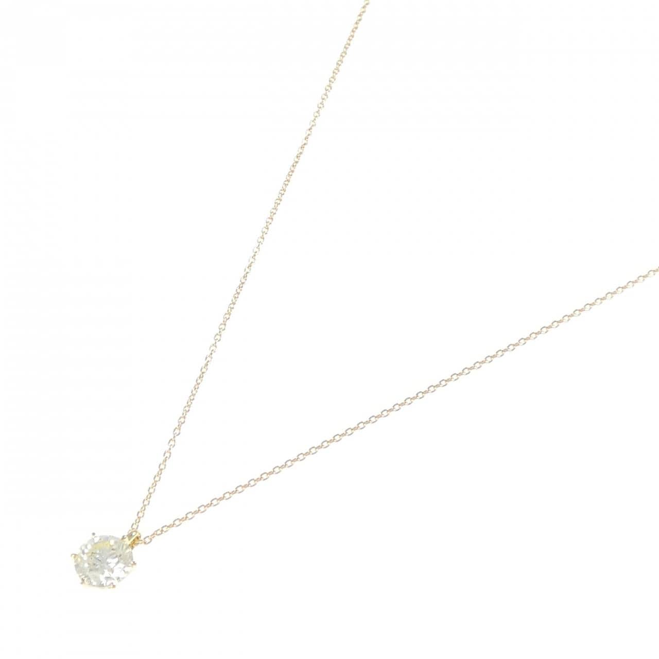 【リメイク】K18YG ダイヤモンド ネックレス 1.118CT VLY I1 VG